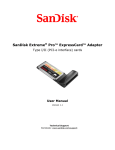 SanDisk Extreme Pro™ ExpressCard™ Adapter