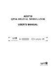 ad3710 qpsk digital modulator user`s manual