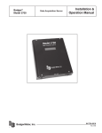 Badger Meter Model 3700 Data Acquisition Server