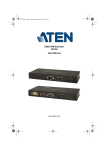 USB KVM Extender CE750 User Manual