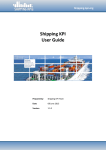 22/07/2015Shipping KPI User Manual 1.5.2
