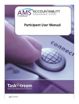 TaskStream User`s Manual - Clover Park Technical College