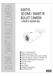 630TVL 3D DNR / SMART IR BULLET CAMERA