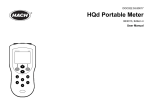 HQd Portable Meter User Manual