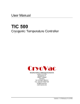 TIC 500 manual
