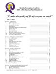 Staff Handbook 2015-2016 - Quality Education Academy