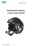maintenance manual lh 350 flight helmet