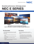 NEC E SERIES