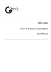 VDS4020 Manual