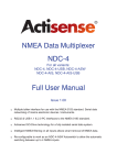NMEA Data Multiplexer NDC-4 Full User Manual