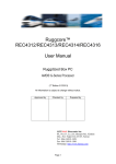 Ruggcore™ REC4312/REC4313/REC4314/REC4316 User Manual