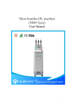 Three handles IPL machine (NBW