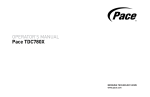 Pace TDC780X User`s Manual