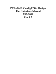 PCIe DMA (ConfigFPGA design) User Manual