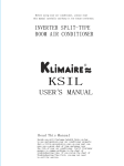 KSIL 16 SEER User`s manual for 30~36k.cdr