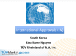 International Approvals (IA)
