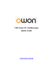 VDS Series PC Oscilloscopes Quick Guide