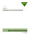 Installation and Licensing Manual
