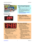 Introduction: Components: - Sports Timer & Race Clock Displays