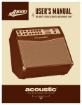 View User`s Manual [US] - Acoustic Amplification