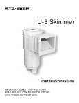 U-3 Skimmer Installation and User Guide (English)