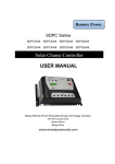 USER MANUAL Solar Charge Controller