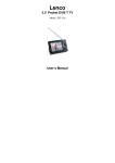3.5` Pocket DVB-T TV User`s Manual