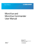 MicroVue and MicroVue Commander User Manual