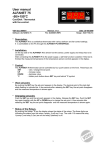 User manual ALFANET 75 -50/+150  C