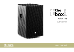 Achat 118 subwoofer user manual