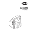Sigma 950 Full User Manual - English/Outside of Europe