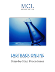 LabTrack Manual - Med Center Labs