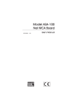 ASA-100 NaI MCA Board Manual