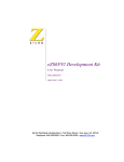 eZ80F92 Development Kit User Manual