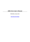 AWK-4121 User`s Manual
