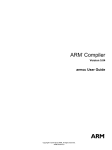 ARM® Compiler armcc User Guide