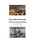 Technical and User`s Manual