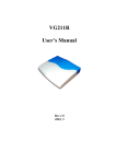 Congratulations on your purchase of VG211R.
