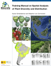 Training manual on spatial analysis of plant diversity and distribution