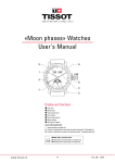 «Moon phases» Watches User`s Manual