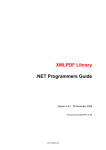 XMLPDF Manual