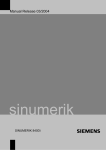 SINUMERIK 840Di Manual Release 03/2004