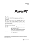 Errata to MPC750 RISC Microprocessor User`s Manual
