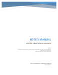 USER`S MANUAL