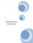 TelSpanVenue User Manual