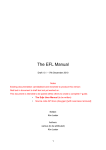 The EFL Manual