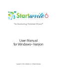User Manual for Windows™ Version