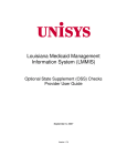 Louisiana Medicaid Management Information System (LMMIS)
