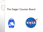 The Geiger Counter Board