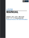 USB KVM User Manual